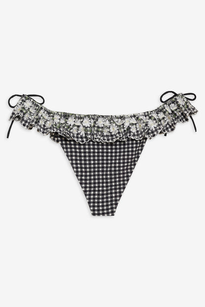 For Love and Lemons Daisy Lane Bikini Bottom - Black