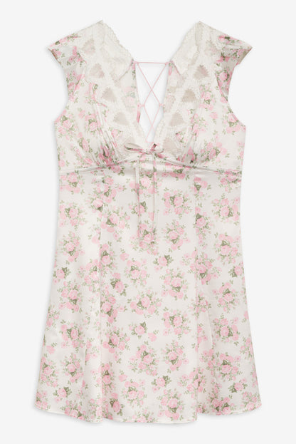 For Love and Lemons Naima Slip Dress - Pink
