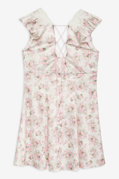 For Love and Lemons Naima Slip Dress - Pink