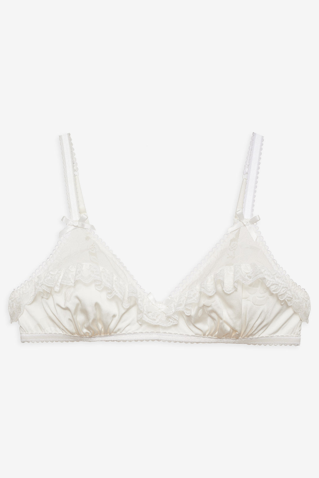 For Love and Lemons Lana Bralette - White