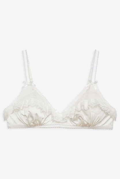 For Love and Lemons Lana Bralette - White