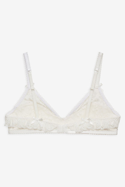 For Love and Lemons Lana Bralette - White