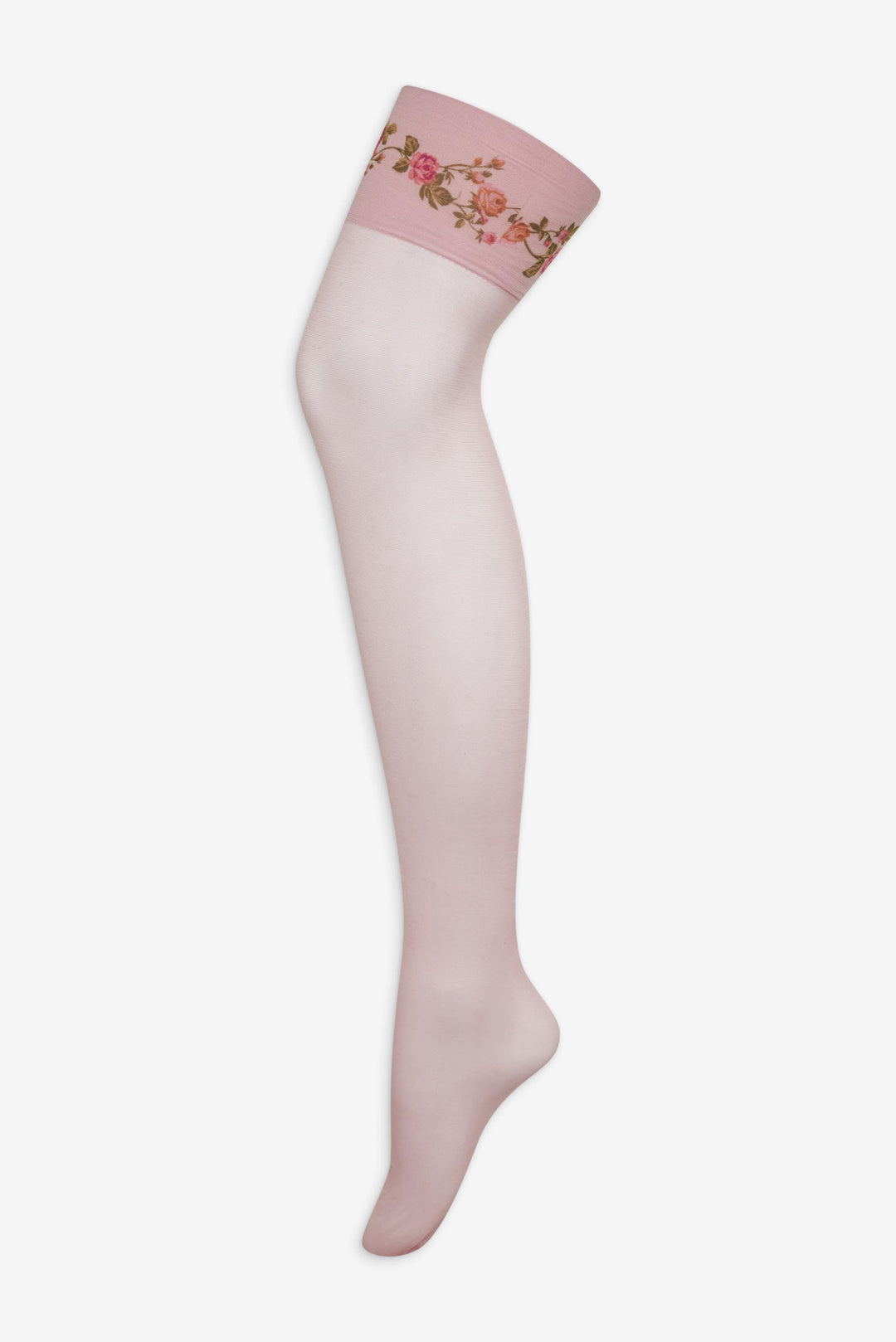 For Love and Lemons Rose Vine Thigh-High Socks - Pink