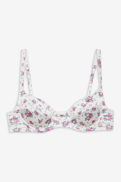 For Love and Lemons Thats Amore Underwire Bra - White