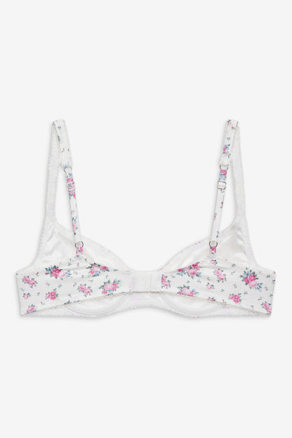 For Love and Lemons Thats Amore Underwire Bra - White