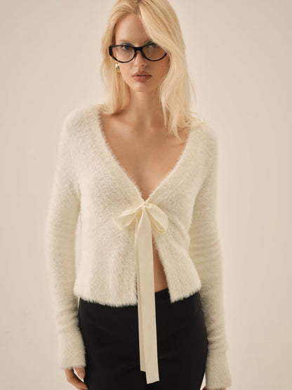 For Love and Lemons Tayla Knit Cardigan - Cream