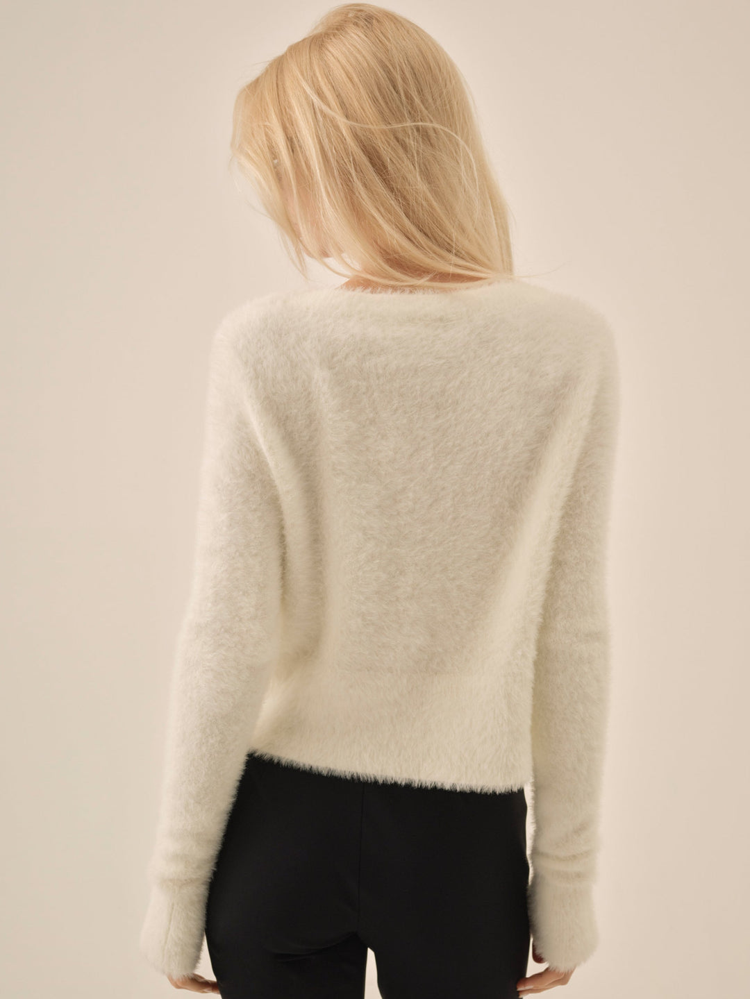 For Love and Lemons Tayla Knit Cardigan - Cream