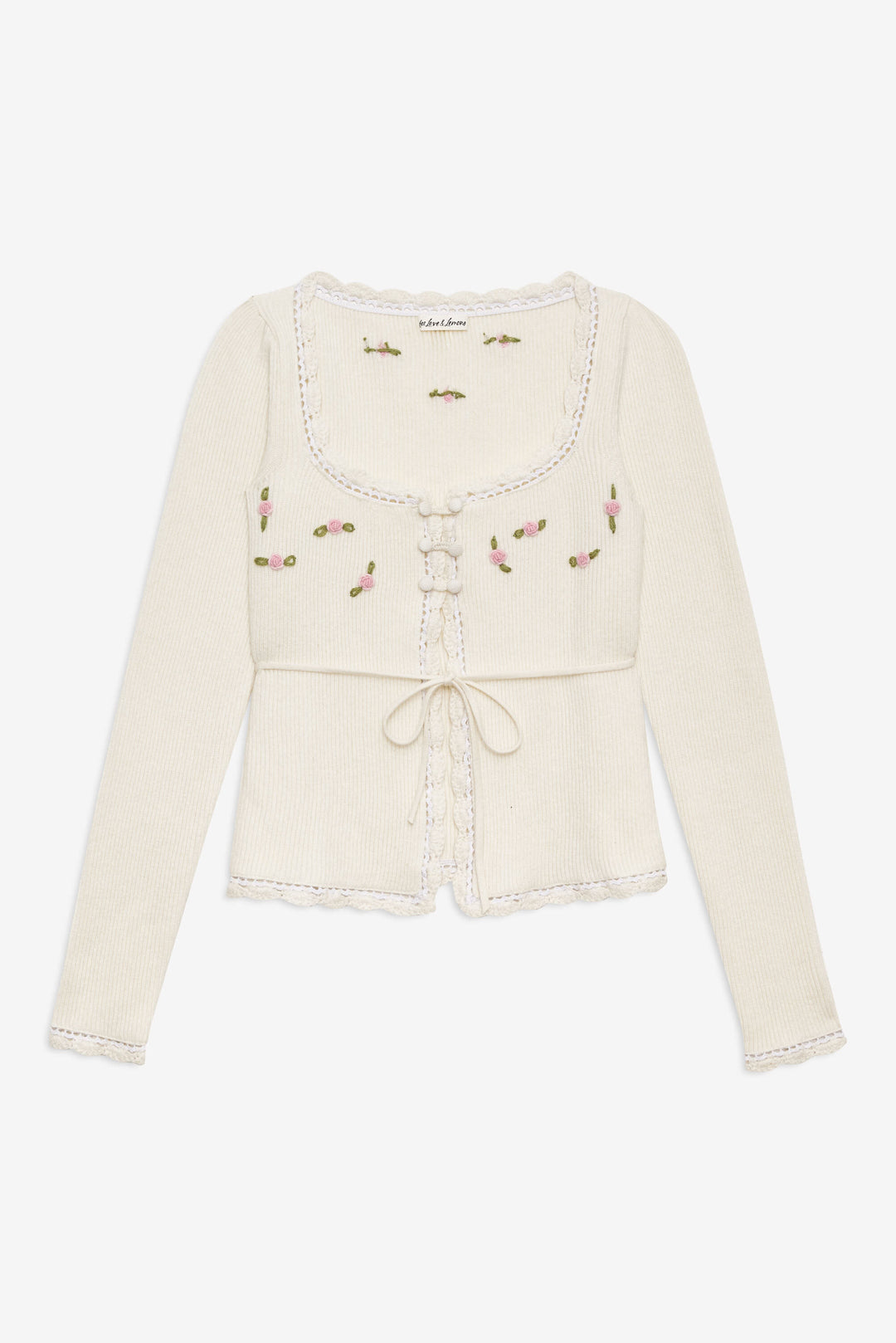 For Love and Lemons Pheobe Knit Top - Cream