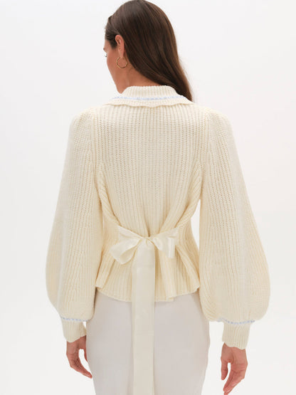 For Love and Lemons Jade Cardigan - Blue