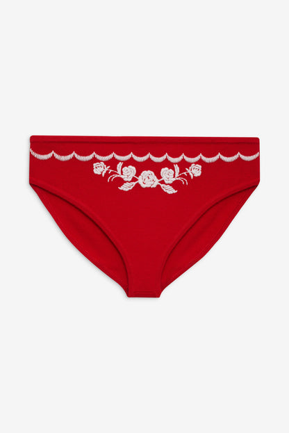 For Love and Lemons Josephina Panty - Red