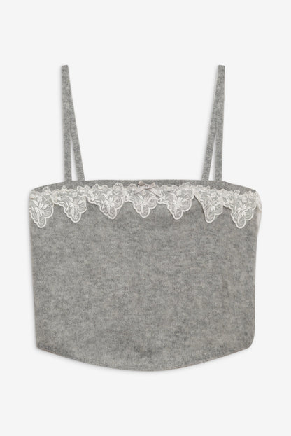 For Love and Lemons Arinah Tank - Grey