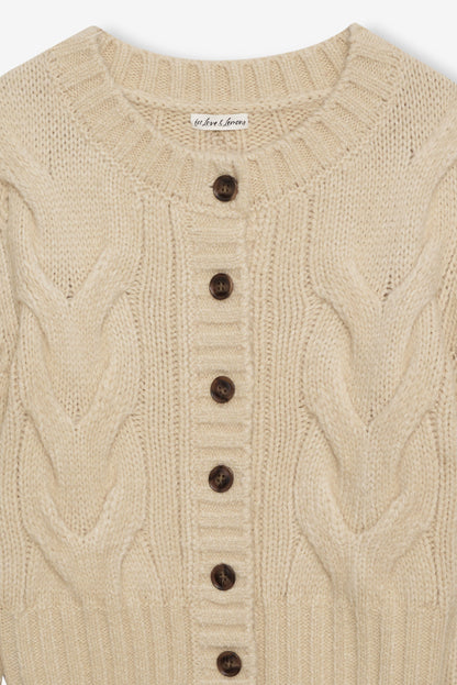 For Love and Lemons Regina Cardigan - Tan