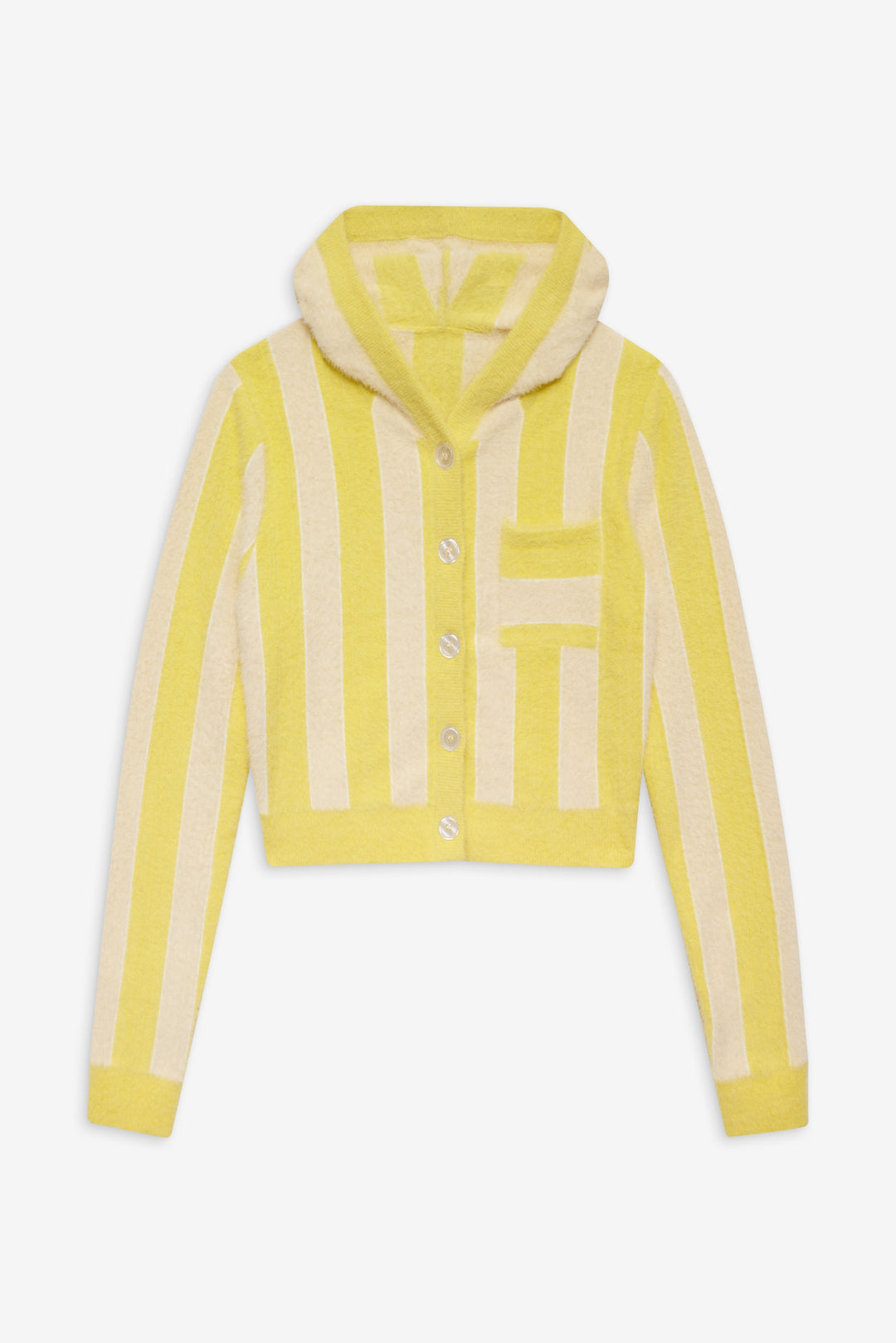 For Love and Lemons Sleepy Stripe Hoodie - Yellow