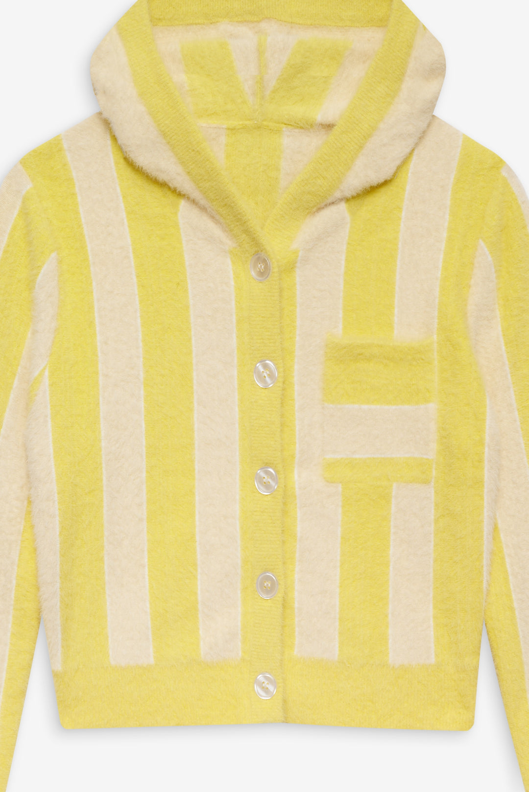 For Love and Lemons Sleepy Stripe Hoodie - Yellow
