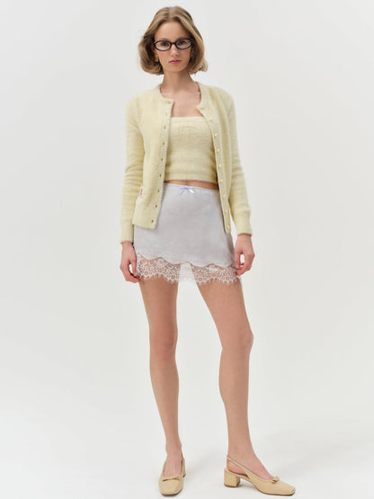 For Love and Lemons Harper Cardigan - Yellow