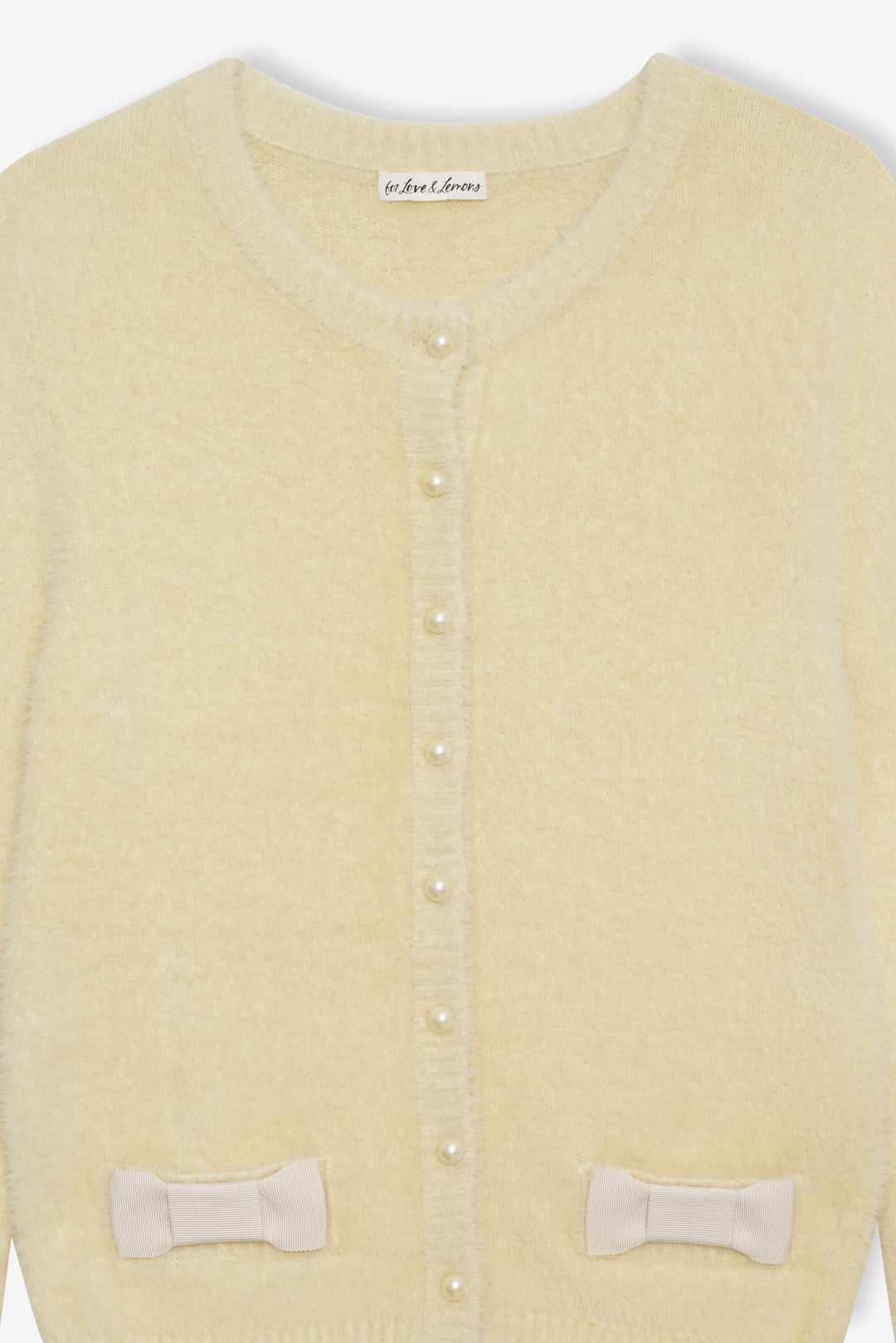 For Love and Lemons Harper Cardigan - Yellow