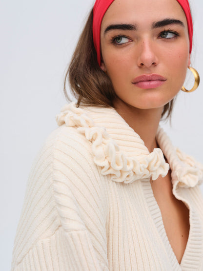 For Love and Lemons Rey Knit Tunic - Cream