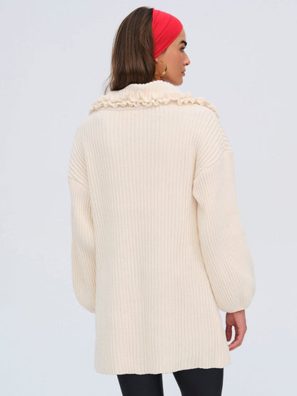 For Love and Lemons Rey Knit Tunic - Cream