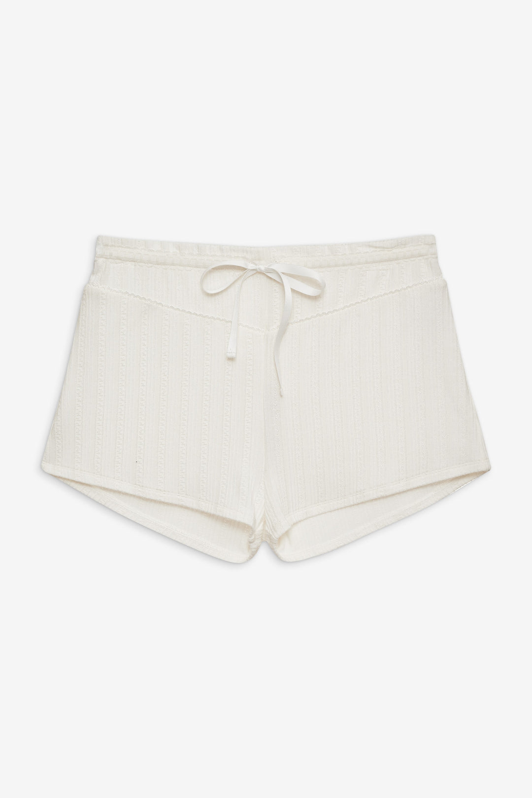 For Love and Lemons Allison Pointelle Short - White