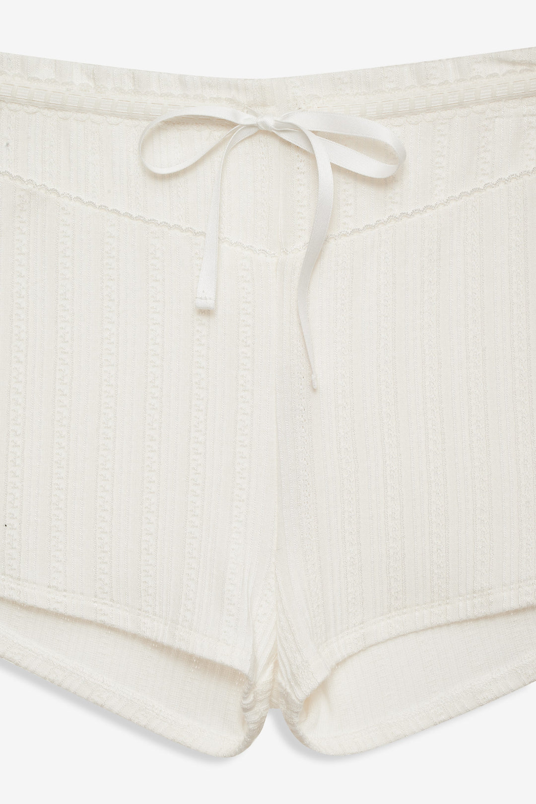For Love and Lemons Allison Pointelle Short - White