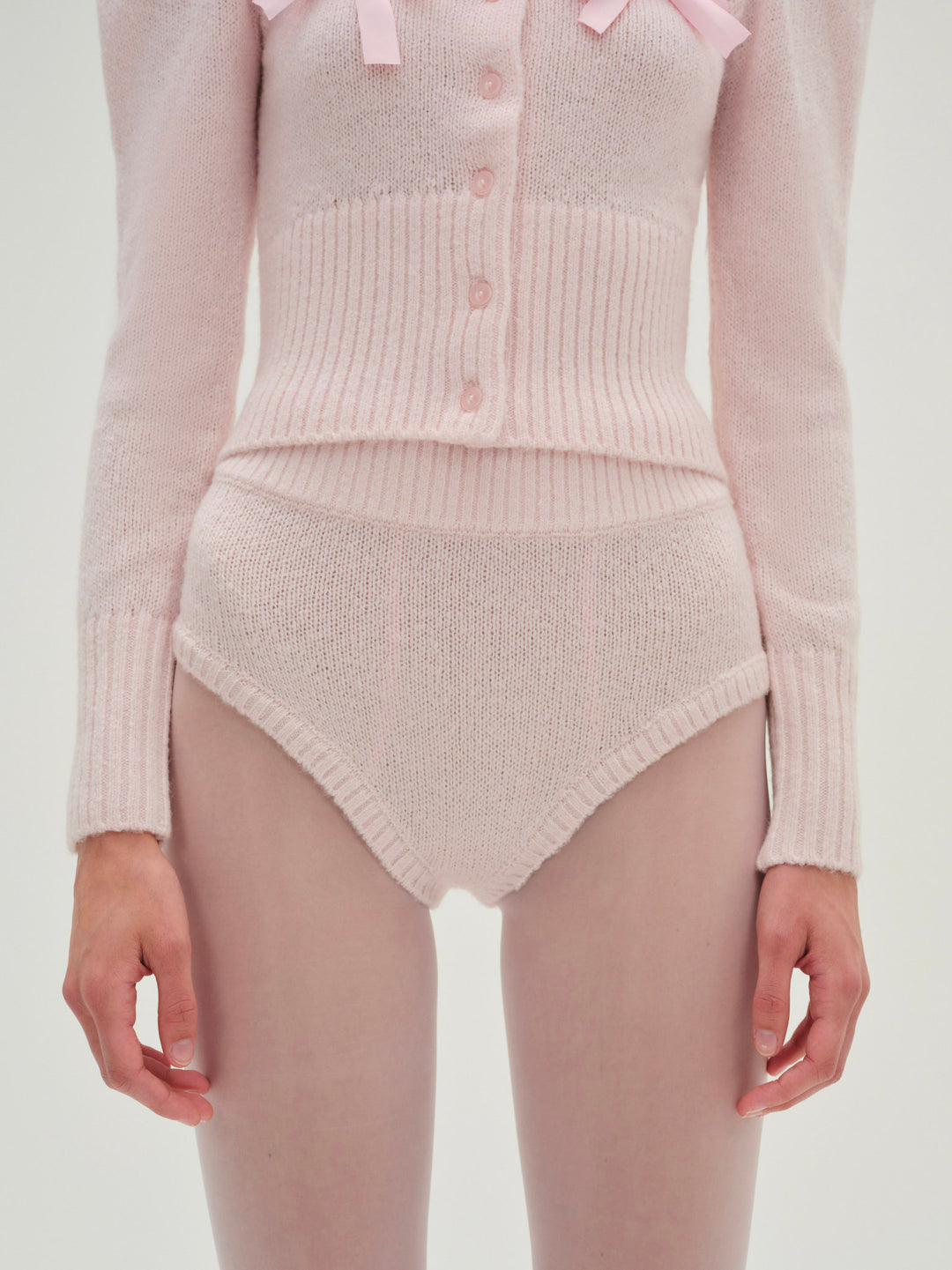 For Love and Lemons Beverly Knit Panty - Pink