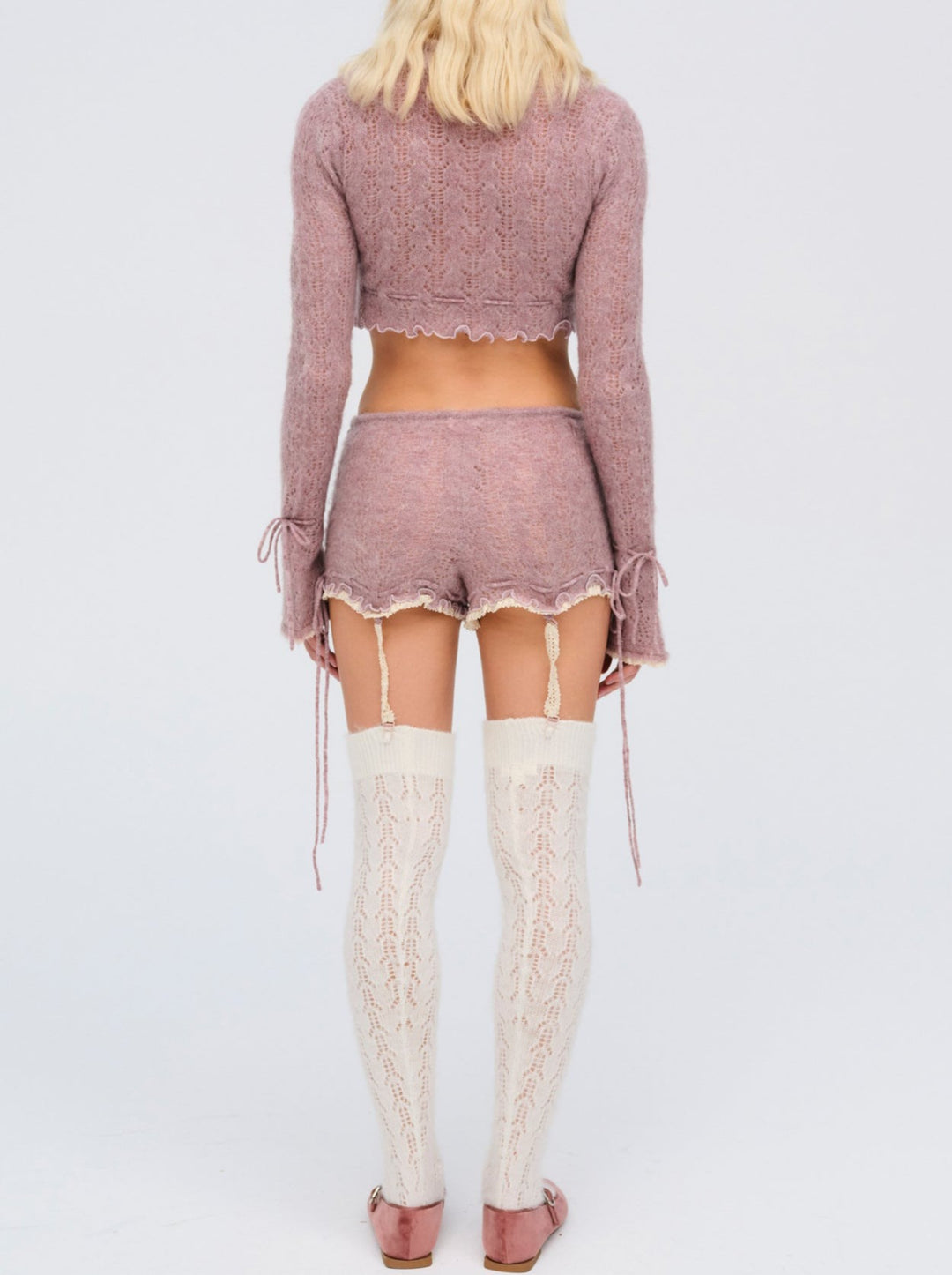 For Love and Lemons Liona Shorts - Pink