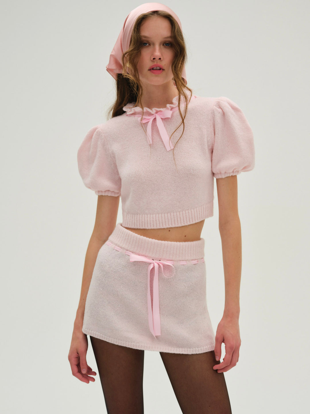 For Love and Lemons Beverly Mini Skirt - Pink