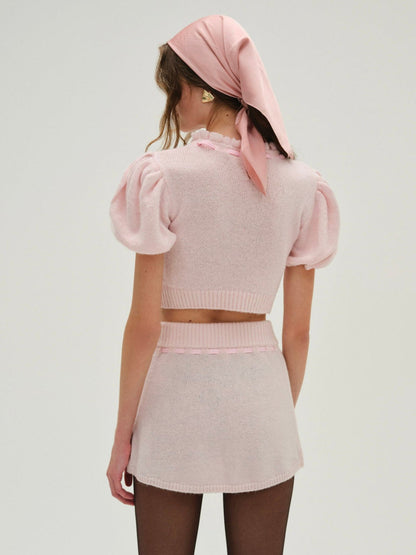 For Love and Lemons Beverly Mini Skirt - Pink