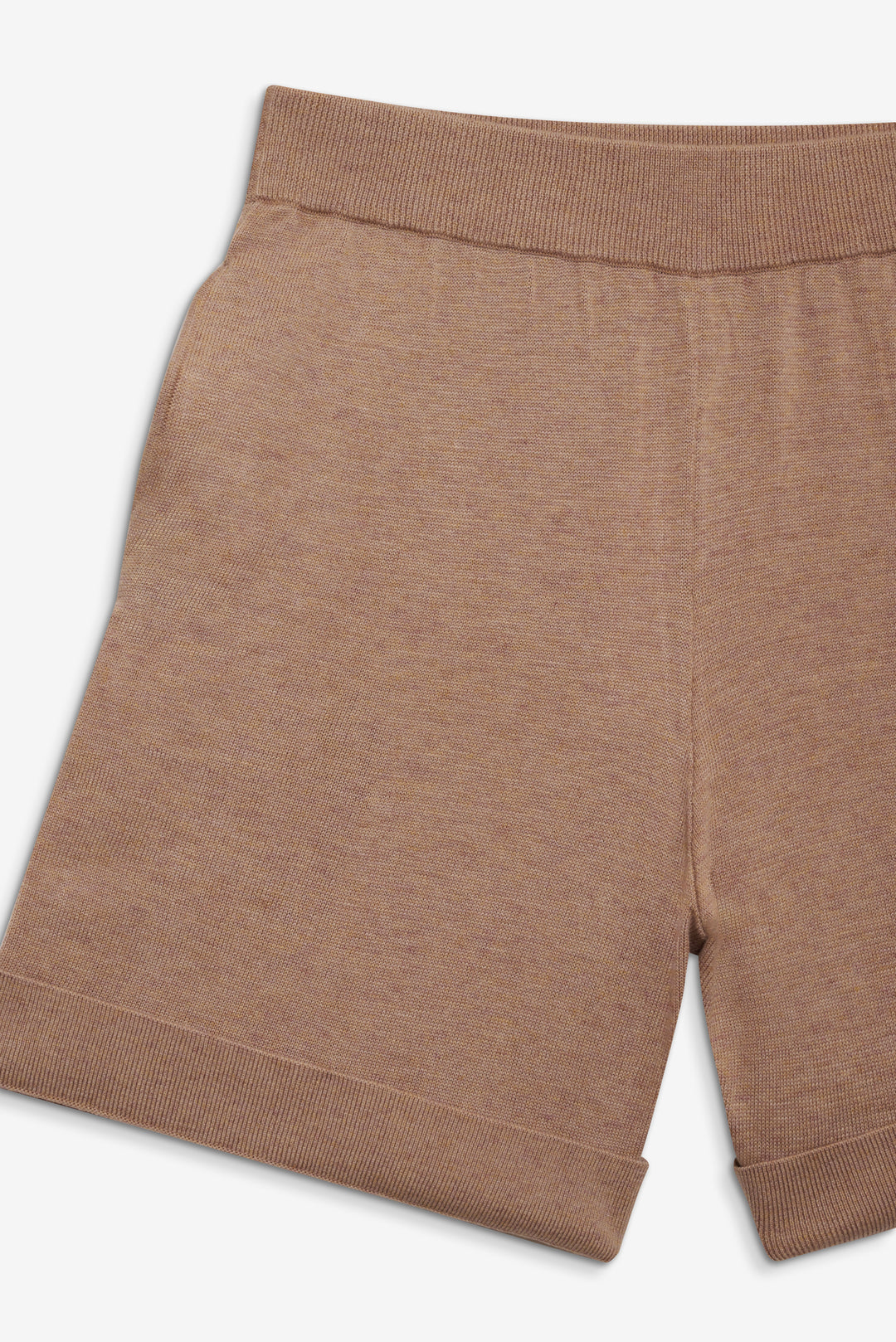For Love and Lemons Cassidy Knit Shorts - Brown