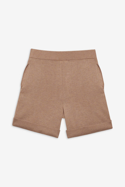 For Love and Lemons Cassidy Knit Shorts - Brown