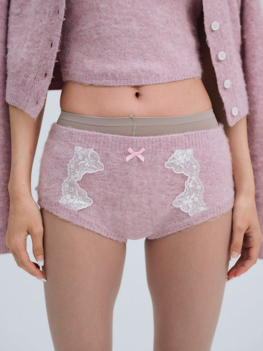 For Love and Lemons Arinah Boyshort - Pink