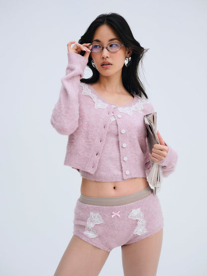 For Love and Lemons Arinah Boyshort - Pink