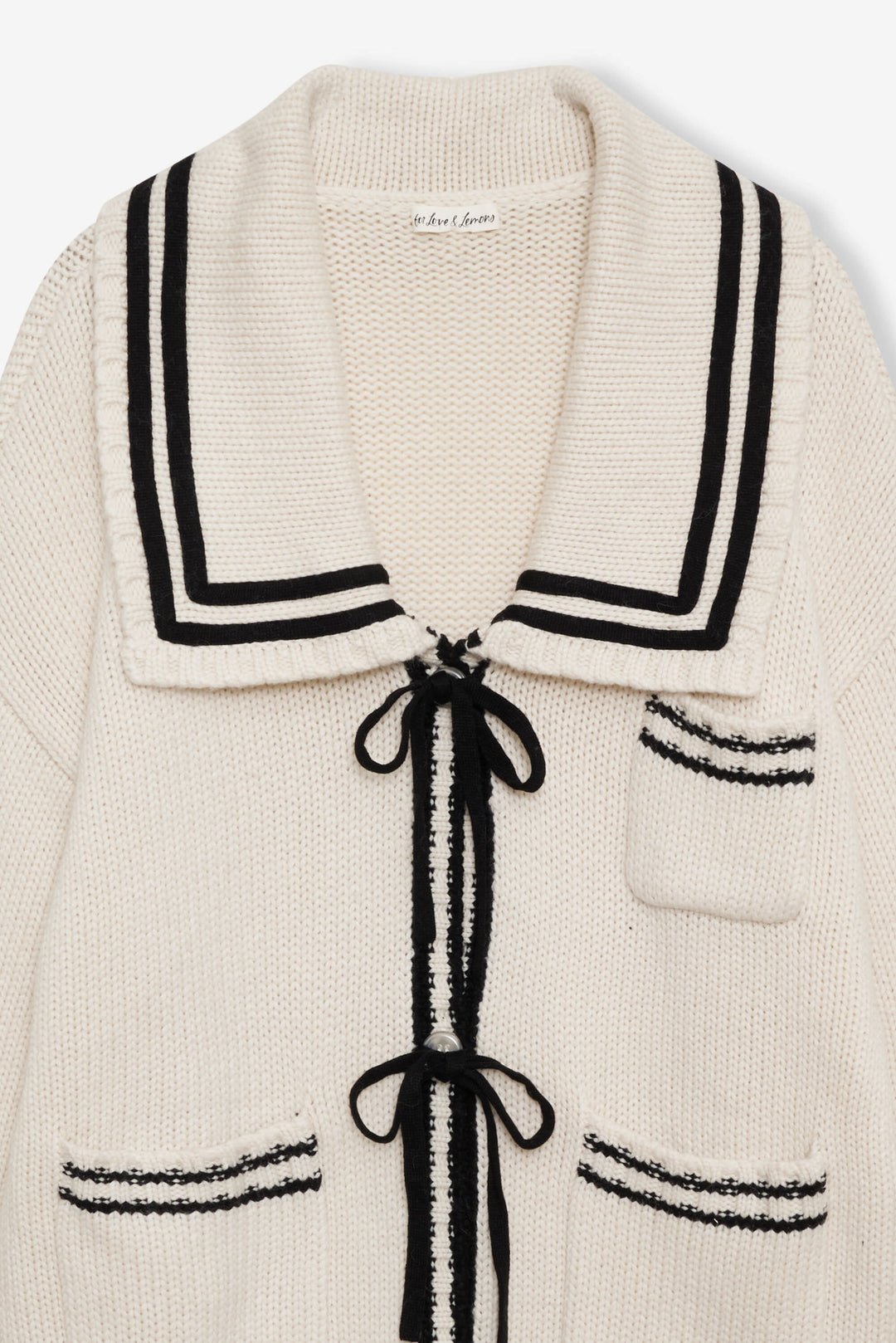 For Love and Lemons Marina Knit Cardigan - Tan