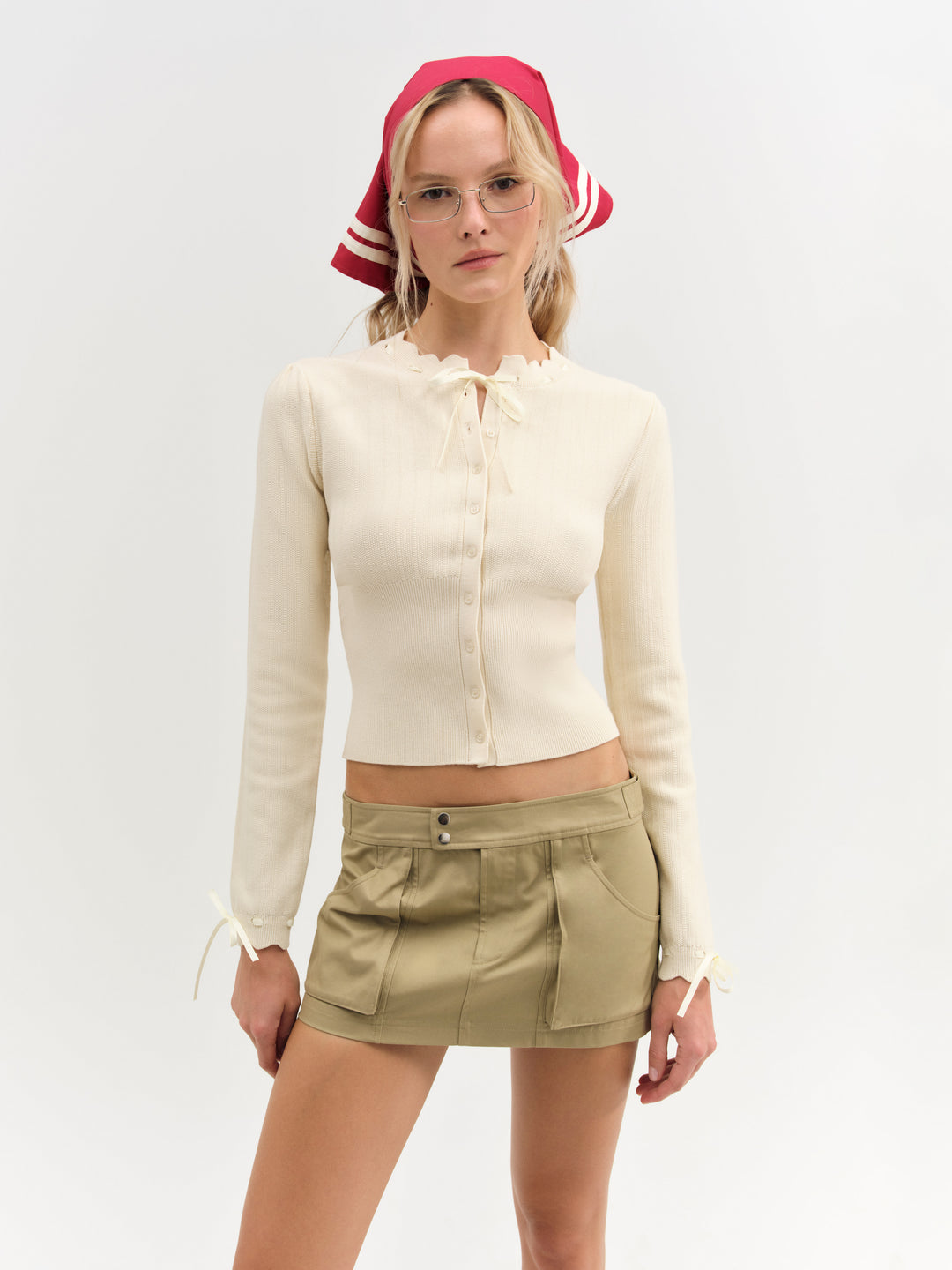 For Love and Lemons Naomi Sweater - Cream