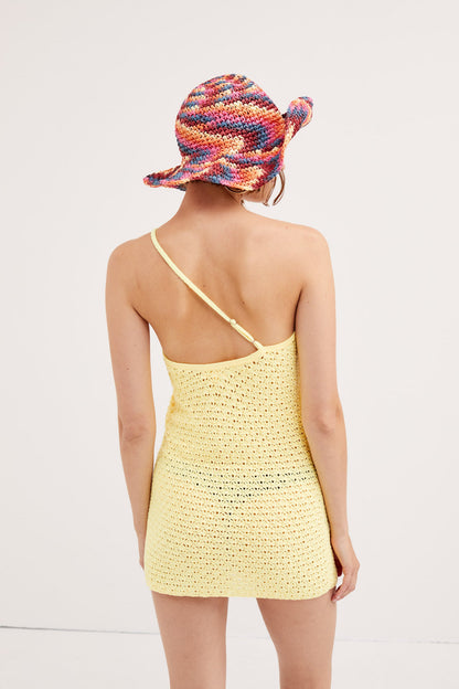 For Love and Lemons Charlotte Mini Dress - Yellow