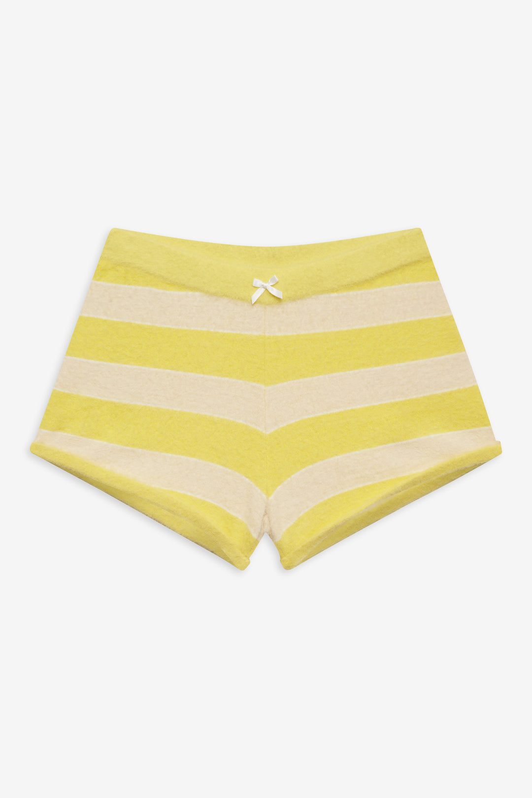 For Love and Lemons Sleepy Stripe Shorts - Yellow