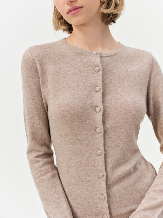 For Love and Lemons Eloise Cardigan - Oatmeal