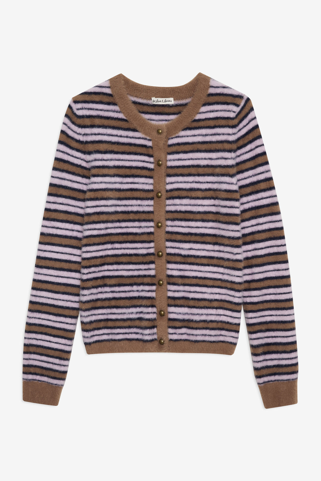 For Love and Lemons Nora Striped Cardigan - Blue