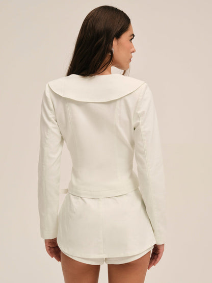 For Love and Lemons Etta Skort - Ivory