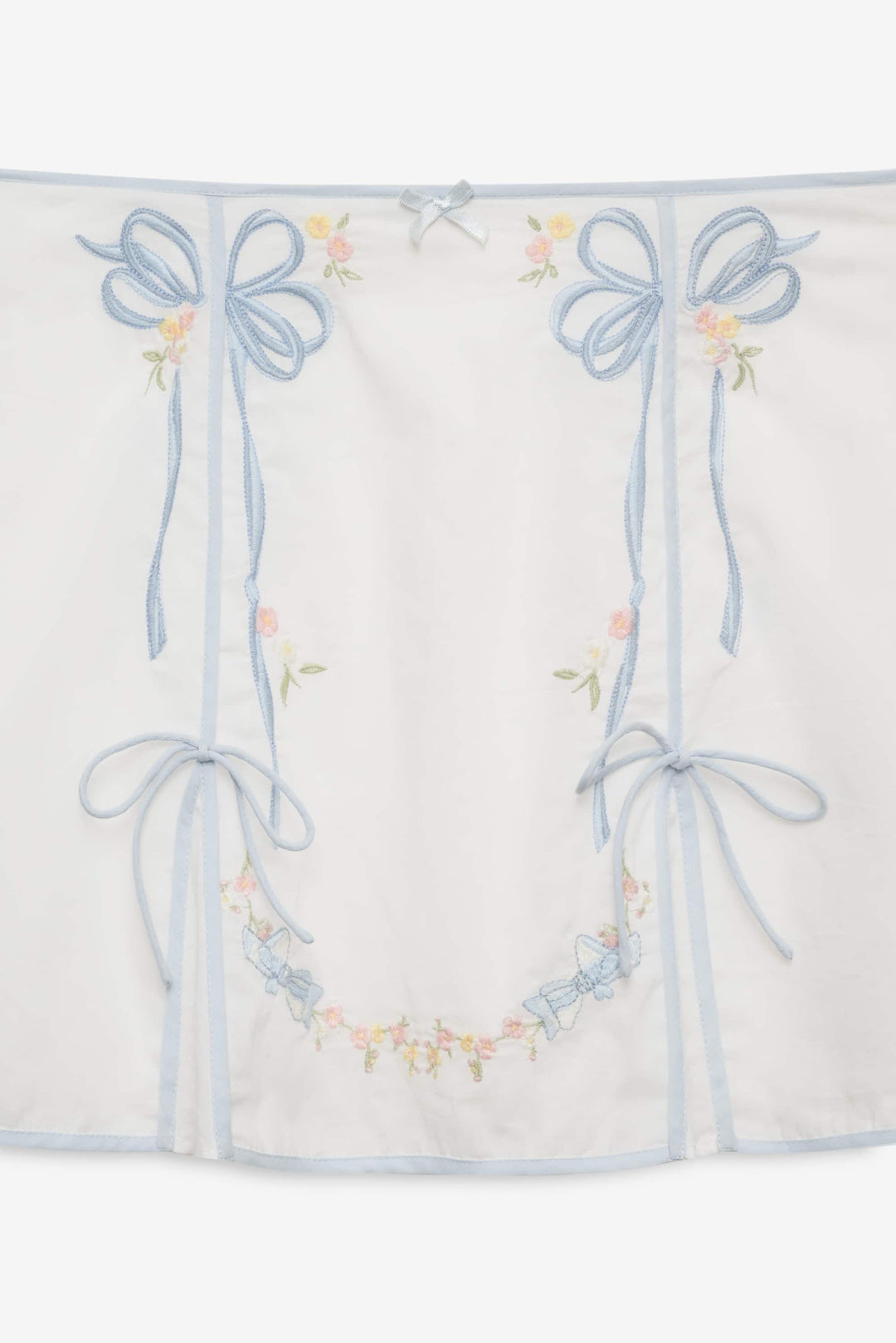 For Love and Lemons Baby Bows Skirt - White