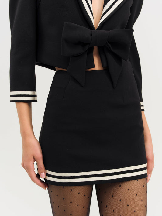 For Love and Lemons Josie Micro Mini Skirt - Black