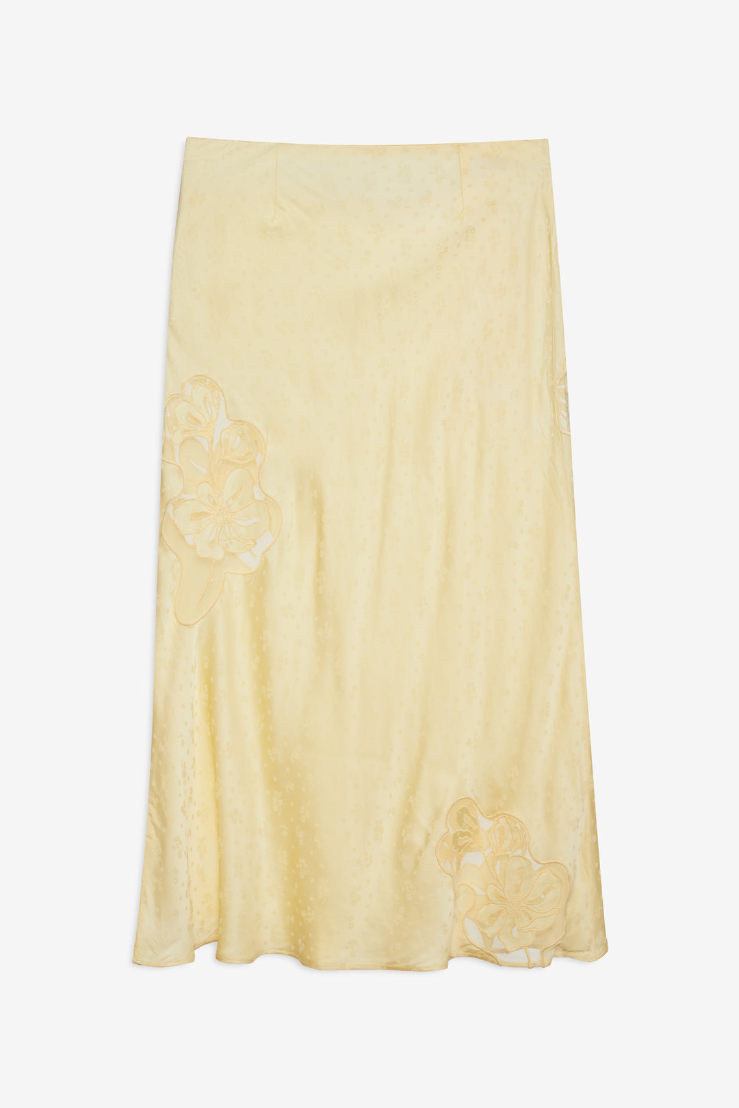 For Love and Lemons Sunrise Midi Skirt - Yellow