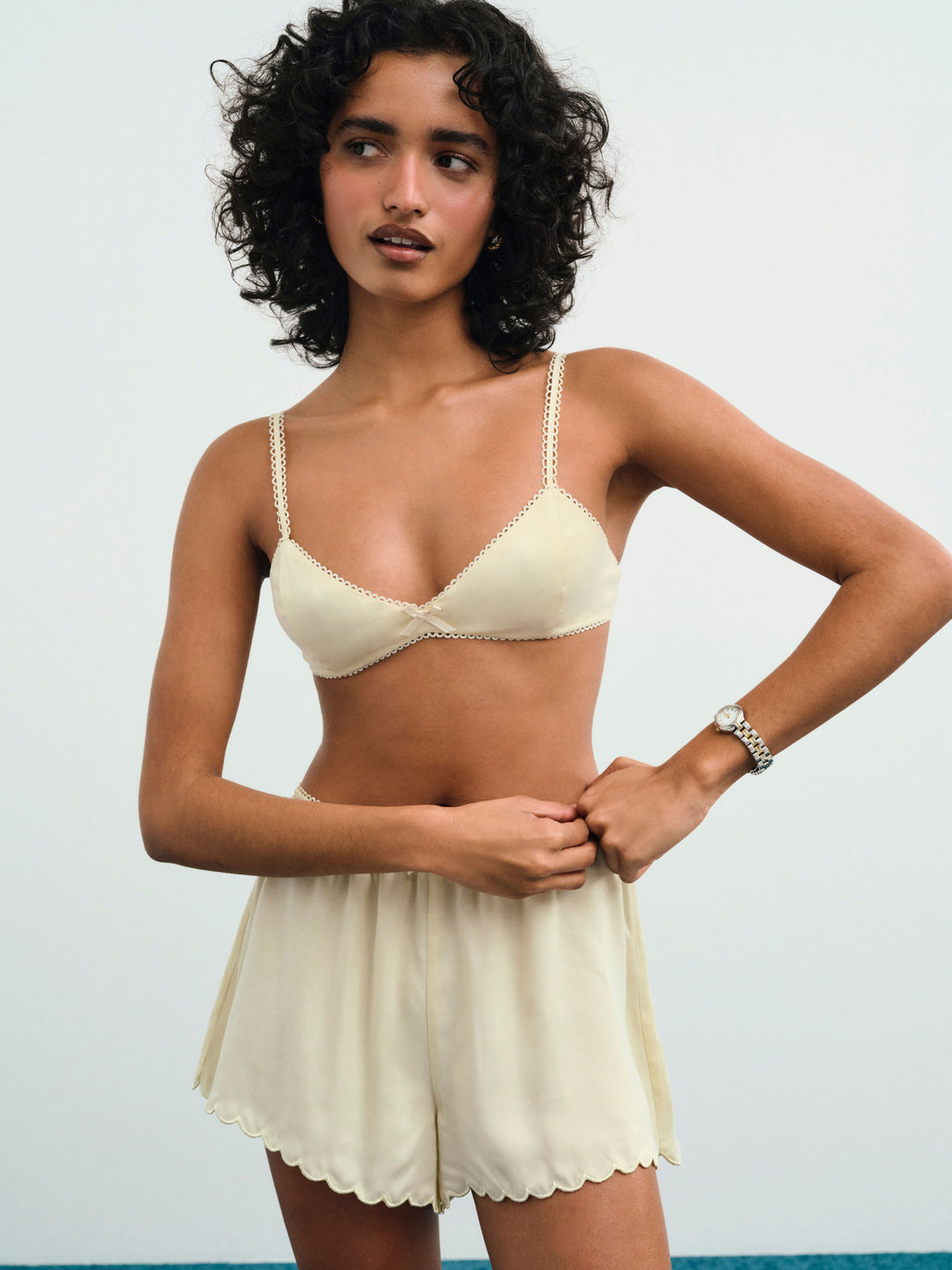 For Love and Lemons Clarabell Short - Yellow