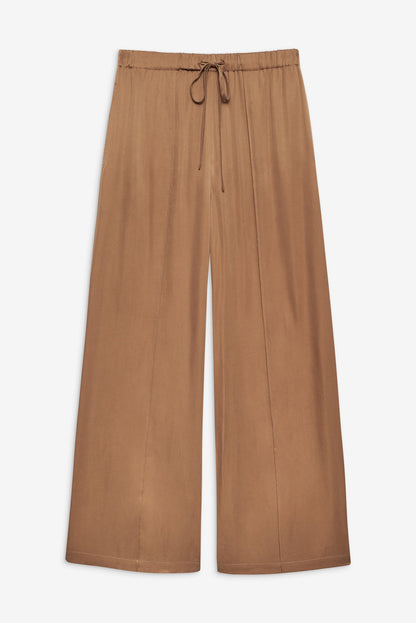 For Love and Lemons Clarabell Wide-Leg Pant - CAMEL