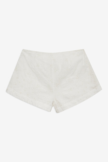 For Love and Lemons Handkerchief Short - White
