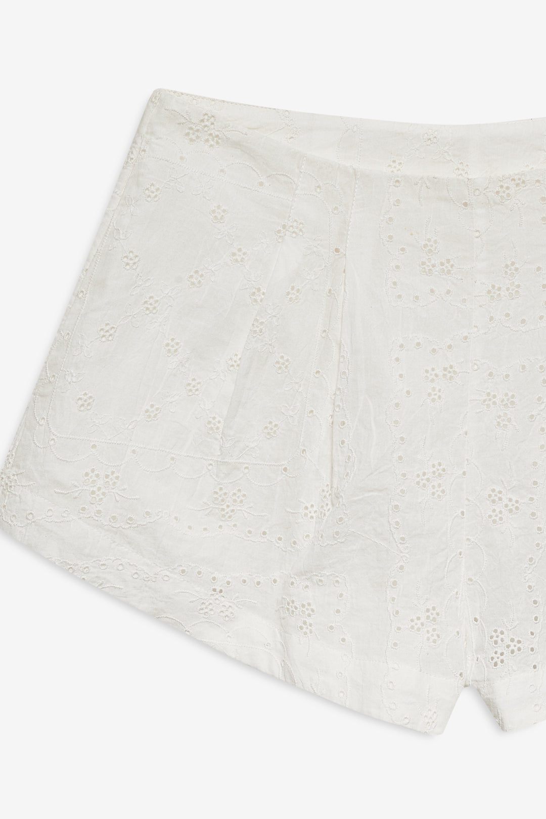 For Love and Lemons Handkerchief Short - White