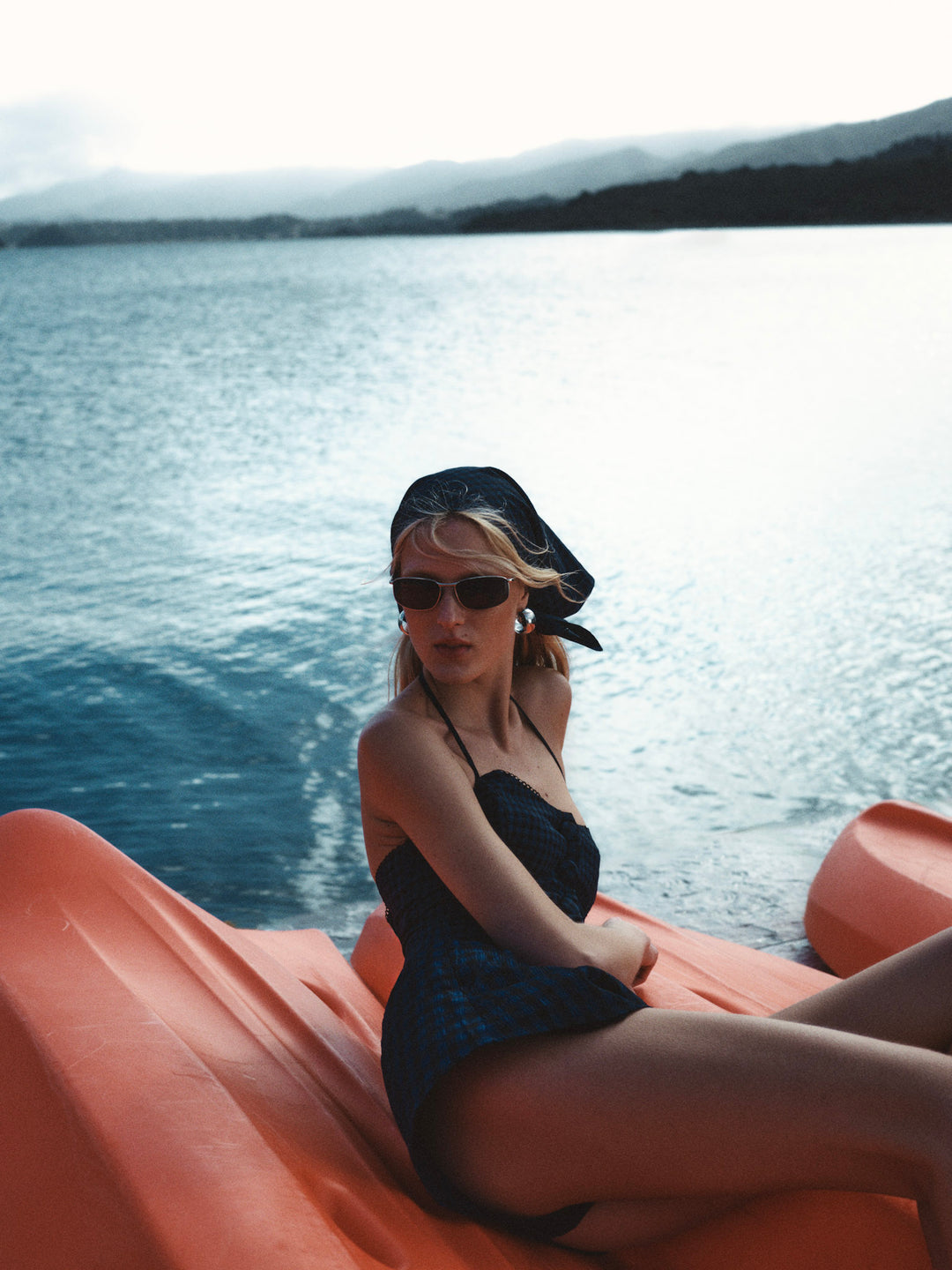 For Love and Lemons Blue River Short - Navy