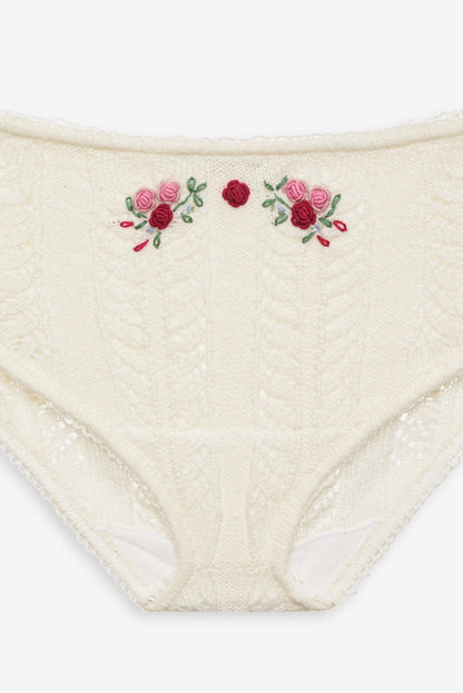 For Love and Lemons Nathalie Cheeky Panty - White