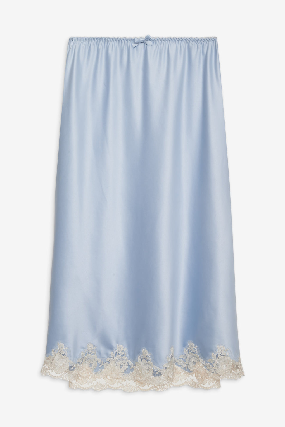 For Love and Lemons Sweetheart Midi Skirt - Dusty Blue