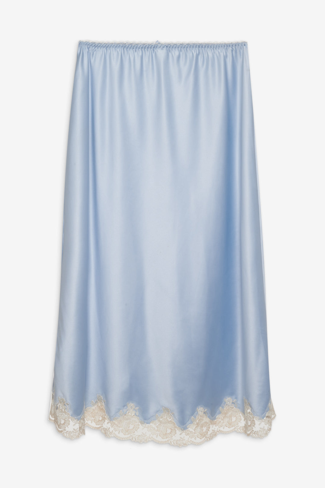 For Love and Lemons Sweetheart Midi Skirt - Dusty Blue